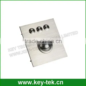 38mm Optical Stainless Steel Waterproof Industrial Metal Trackball thumbnail-2