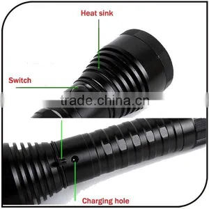 Traffic Light Cree Q5 Led Camping Torch Light Rechargeable 4 Color Hunting Search Light thumbnail-3
