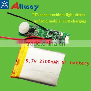 LED Under Cabinet Light PIR Motion Sensor Lamp Driver With USB Charging Battery Kitchen Wardrobe Cupboard Closet Dropshipping thumbnail-1