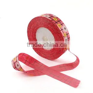 Single Face Polyester Printed Ribbon, for Gift Packaging, Cheap Ribbon, Lightcoral, 25mm, 50yards/roll(SRIB-R005-25mm-05) thumbnail-1