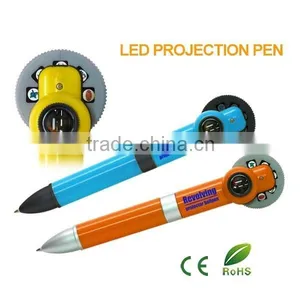 Many Models Metal Aluminium Led Projector Penlight to Promotion Led Ballpoint Pen thumbnail-1