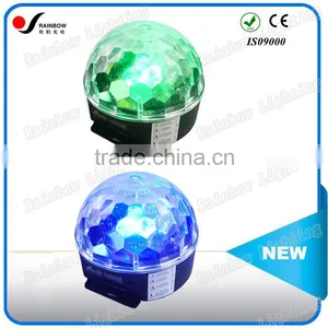 2015 Cheap Pro Color Changing RGBWYP 6PCS 3W Auto LED Crystal Magic Ball Light With Super Brightness thumbnail-1