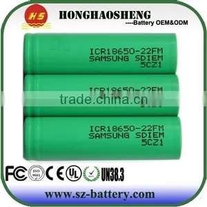 High Quality Green 18650 Battery Samsung 22F Wholesale 18650 2200mah 3.7v Battery thumbnail-3