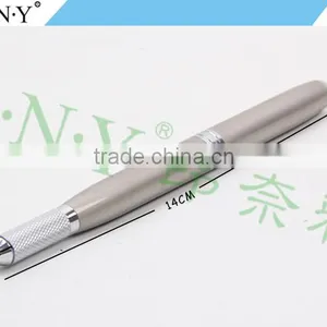 ANY Double Use Metal Handle Tattoo Embroidery Microblading Eyebrow Pen thumbnail-5