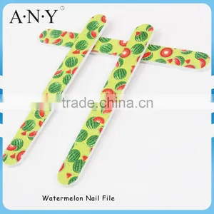 Nail Shape and Polishing Watermelon Printed Nail File Emery Sand thumbnail-1