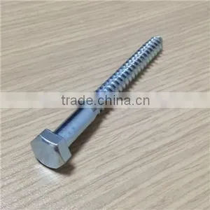 Zinc Plated Hex Head Wood Screw thumbnail-2