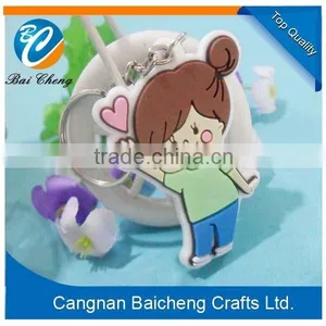 2016 Wholesale Pvc Key Ring With Custom Design thumbnail-1