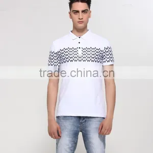 Men's Vogue Casual Sport With Pattern Cotton POLO T Shirt thumbnail-1