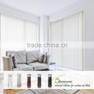 Bintronic Taiwan Rooom Window Treatments Motorized Vertical Blinds Aluminium Alloy Curtain Rail Track thumbnail-1