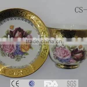 Bulk Tea Tea Coffee Bone China Cup and Saucer Sets thumbnail-5