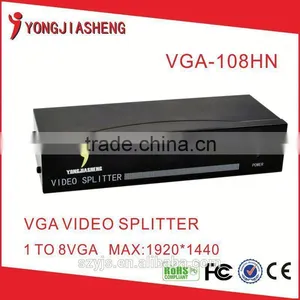 HD 1 in 8 Out VGA Video Distributes Support Multisync Monitors thumbnail-1