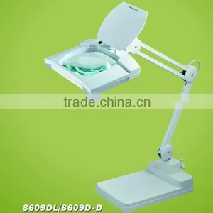 Foldable Clip Type Optical Magnifying LED Lamp Moveable Magnifier Lamp(with LED Light ) Skin Analyser thumbnail-1