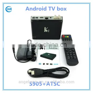 Android 5.1/6.0 TV Box 1G 8G 1080p STB Hybrid Set Top Box Wifi TV Smart Box S905 ATSC TV Receiver Box thumbnail-1