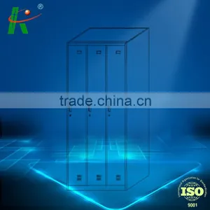 Kefeiya Factory Direct Steel Locker Cabinet White 3 Door Metal Locker Most Popular thumbnail-4