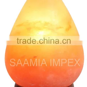 Himalayan Rock Salt Lamp Tear Drop thumbnail-1