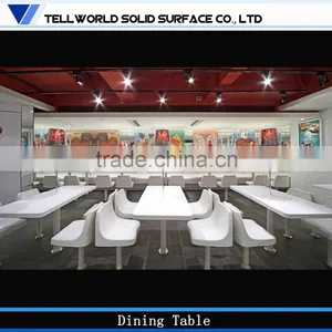 Restaurant Artificial Stone Top Dining Table/Dining Room Furniture thumbnail-5
