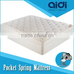 Hilton Hotel Mattress Standard Well Pocket Spring Wool Knitting Fabric Mattress AC-1010 thumbnail-1