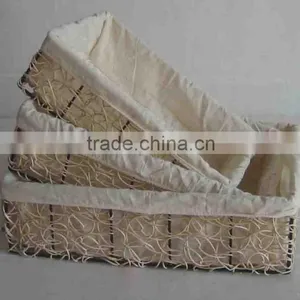 Set 3 NEW Design Laudry Basket, Handicraft Vietnam thumbnail-1