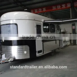 [Hot Sale] 2 Horse Trailer Angle Float With Living Area thumbnail-2