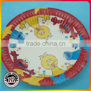 Disposable 7" Custom Printed Partyware Round Paper Plate thumbnail-2