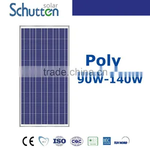 Poly-crystalline Solar Panel / Solar Module 90W 100W 110W 120W 130W 140W With TUV/IEC Certification thumbnail-1