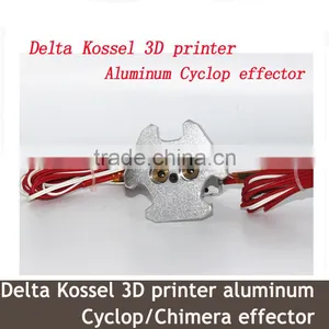 China Wholesale Delta Kossel 3D Printer Aluminum Cyclop Effector + Hot End Assembly Kit 1.75mm Filament for Kossel thumbnail-1