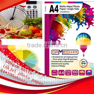 Vivid Image Double Side Matte Coatesd Inkjet Photo Paper /matte Photo Paper thumbnail-1