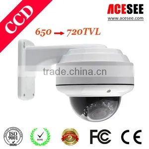 Color 1/3" SONY CCTV Day and Night Outdoor IP66 Vandalproof IR Dome Camera thumbnail-1