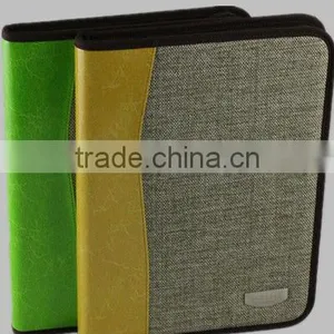 Wholesale Personal Leather Portfolio With Zipper/calculator /notepad thumbnail-3