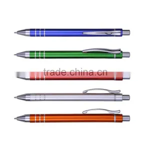 Advertise Stripe Plastic Pen as Promotion thumbnail-1