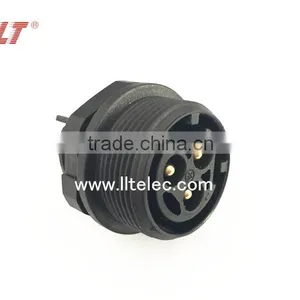 High Voltage 3 Contacts Screw Terminal Waterproof Panel Mount Connector thumbnail-5