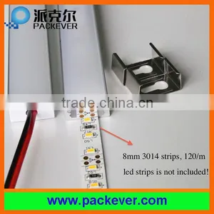 Good Quality 17*8 Aluminum Profile Extrusion for LED Strip Lights thumbnail-3