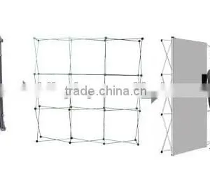 Easy Assembled Folding Spring Pop up Banner Stand, Trade Show Pop up Backdrop Wall thumbnail-2