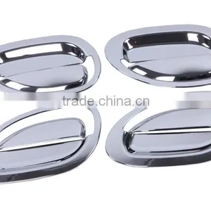 Car Handle Bowl 4 Pcs ABS Chrome For Renault Kwid 2016 Accessories thumbnail-1