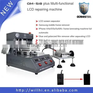 New Design Multi-functional 5 in 1 LCD Repair Machine With Compressor & Vacuum Pump & Independent Polarizer Remover thumbnail-1