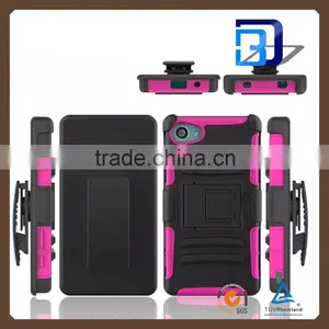 Manufacturer Wholesale Super Shockproof Case Heavy Duty Armor Slim Case With Hard Belt For Sony Xperia Z5 Mini Lowest Price thumbnail-1