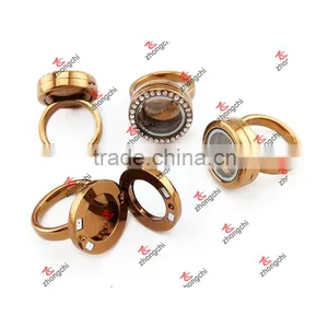 Fashion Metal Black Locket Rings for Christmas Gifts (BLR51204) thumbnail-6