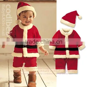Trade Assurance Cute Baby Clothing Sets Santa Snowman Christmas Costume thumbnail-1