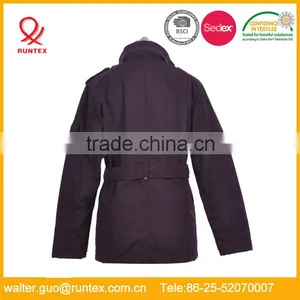 Runtex Ladies Casual Jacket With Belt RLJ072 thumbnail-2