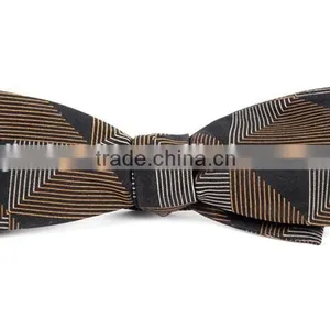 2016 Latest Fashion Custom Made Plaid Self-tie Skinny Mens Bow Tie thumbnail-6