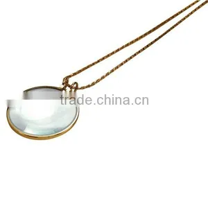 BJ62094-12092 6x Magnifier Pendant Gold Finish Necklace thumbnail-6