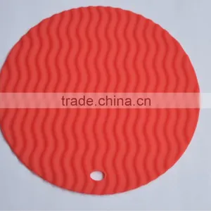 Kitchen Tools Hot Pan Pot Non Slip Washable Silicone Heat Mat thumbnail-2