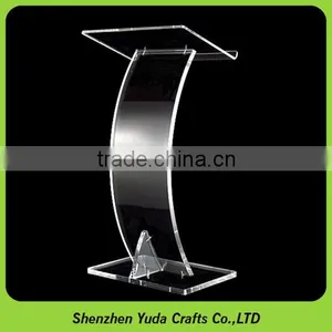 Sleek Modern Acrylic Podium Ideal for Seminars or Other Public Speaking Events Corporate Event thumbnail-3