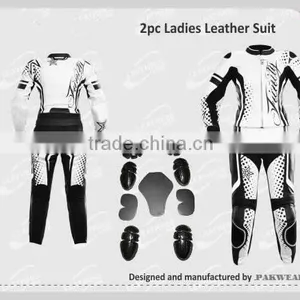 Women Motorbike Leather Suits & Fancy Printed Design / Style-PW-1410 thumbnail-1