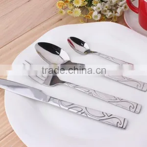Embossed Stainless Steel Cutlery Set 24 Pieces(KX-S152) thumbnail-3