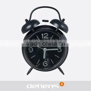 Deheng 4 Inch Classic Twins Bell Alarm Clock thumbnail-2