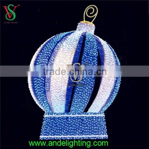 Christmas Outdoor Large Ball Shape Light With String Light and Metal Frame thumbnail-5