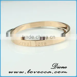 Hot Selling Personalized Stainless Steel Bracelet Jewelry With Gold Color thumbnail-1