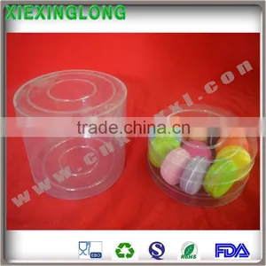 Clear Plastic PVC Round Box One Colour Printed Plastic Storage Bins for LED Bulbs thumbnail-4
