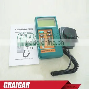 TM-207 Solar Power Meter, With1.5M Remove Sensor With 3 1/2 Digits LCD Display With Maximum Reading of 2000 thumbnail-1